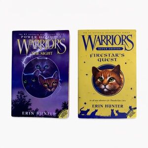 📚 Warriors by Erin Hunter Book Lot (2) – Paperback | YA Fantasy